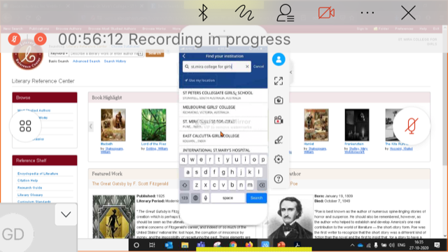 Explaining Literary Ref Center and Mobile phone